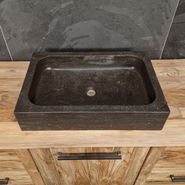 Waschtisch | Blaustein Glatt | Naturstein | 60 x 40 cm oder 90 x 45 cm