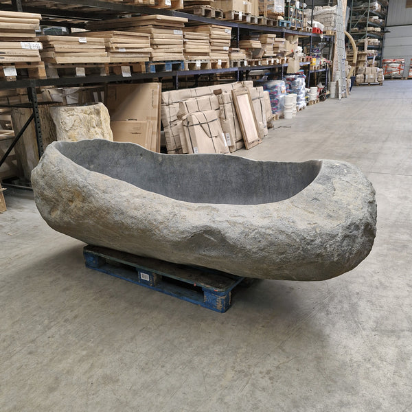 Vrijstaande badkuip | Riviersteen | 226 x 130 x 80 cm