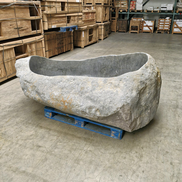 Vrijstaande badkuip | Riviersteen | 226 x 130 x 80 cm