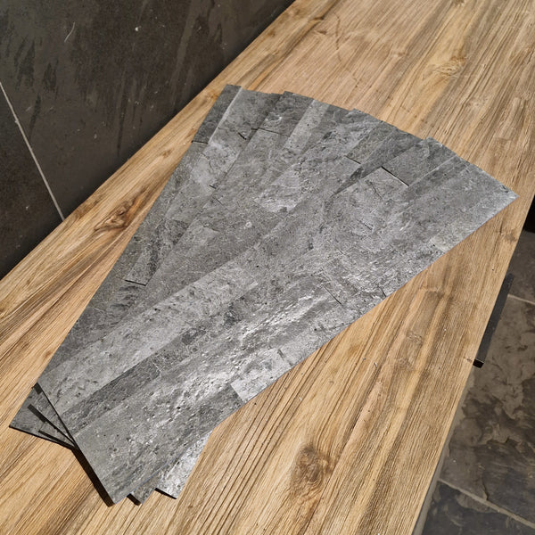 Natuursteen strips | Kwartsiet | 3D-sticker Ultralight