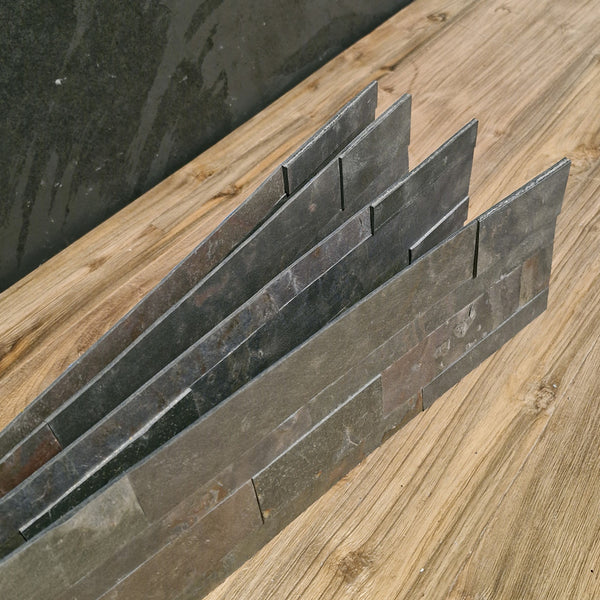 Natuursteen strips | Lleisteen | 3D-sticker Ultralight