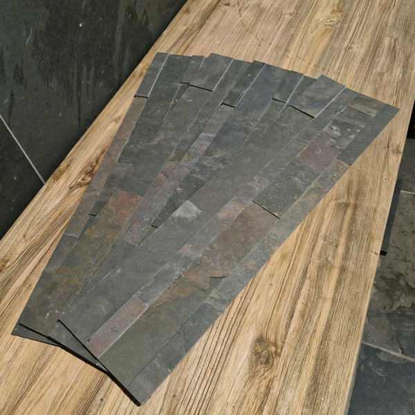 Natuursteen strips | Lleisteen | 3D-sticker Ultralight