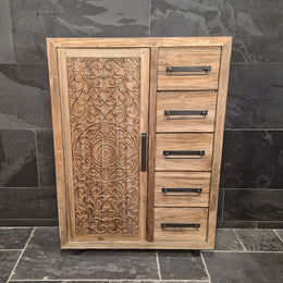 Hochschrank  | mit Carving Tür | Pelemsewu