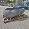 Vrijstaande badkuip | Riviersteen | 220 x 150 x 67 cm