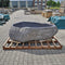 Vrijstaande badkuip | Riviersteen | 220 x 150 x 67 cm