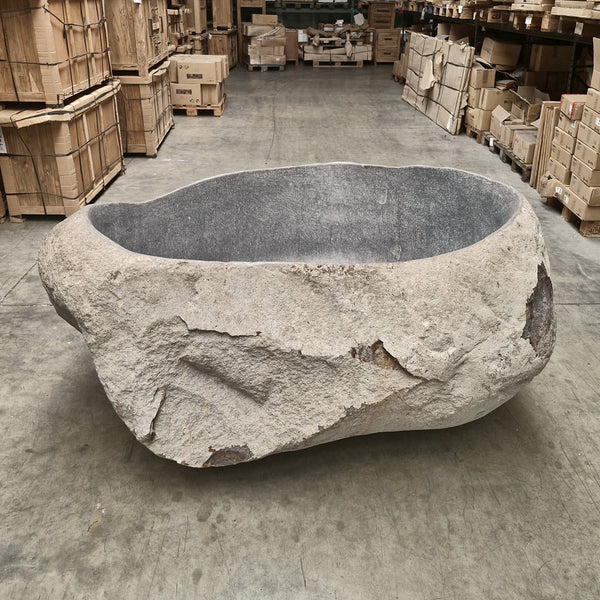 Vrijstaand ligbad | Riviersteen | 200 x 135 x 78 cm