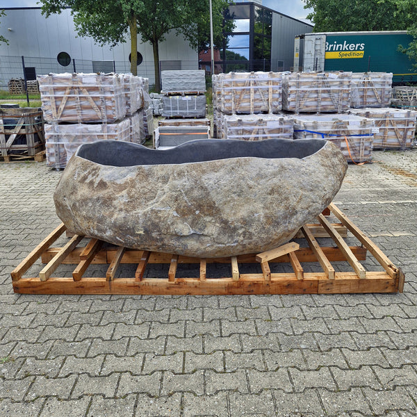 Vrijstaande badkuip | Riviersteen | 238 x 158 x 72 cm