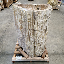 Standwaschbecken Versteinertes Holz | 69 x 60 x 90 cm | Q1 - Badgestaltung