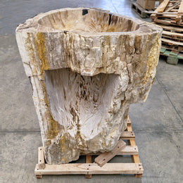 Standwaschbecken Versteinertes Holz | 69 x 60 x 90 cm | Q1 - Badgestaltung
