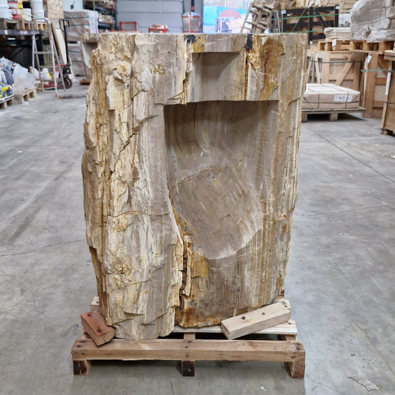 Standwaschbecken Versteinertes Holz | 69 x 46 x 90 cm | Q14 - Badgestaltung