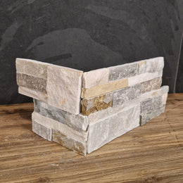 Naturstein Verblender | Quarzit mit Block - Afrika Naturstein & Teak Shop