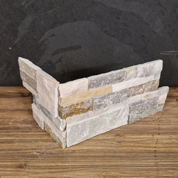 Naturstein Verblender | Quarzit mit Block - Afrika Naturstein & Teak Shop