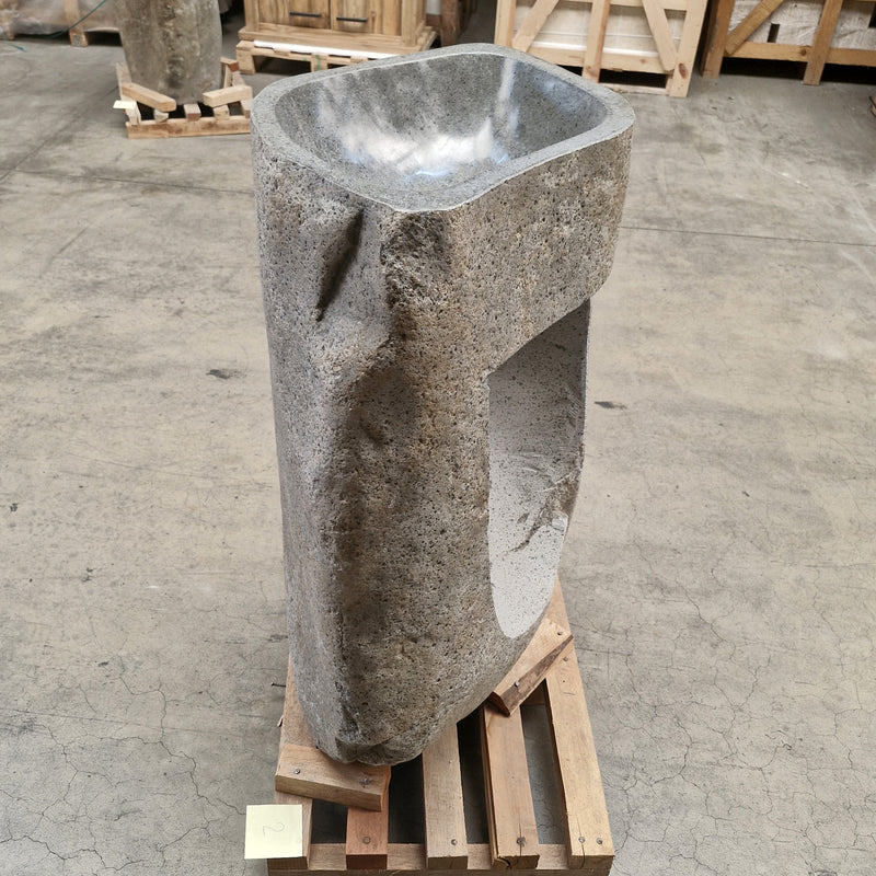 Standwaschbecken Flussstein | 70 x 40 x 90 cm | R2