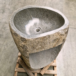 Standwaschbecken Flussstein | 56 x 47 x 90 cm | R4