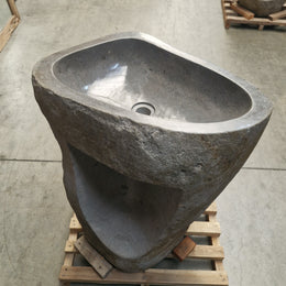 Standwaschbecken Flussstein | 67 x 40 x 90 cm | R8