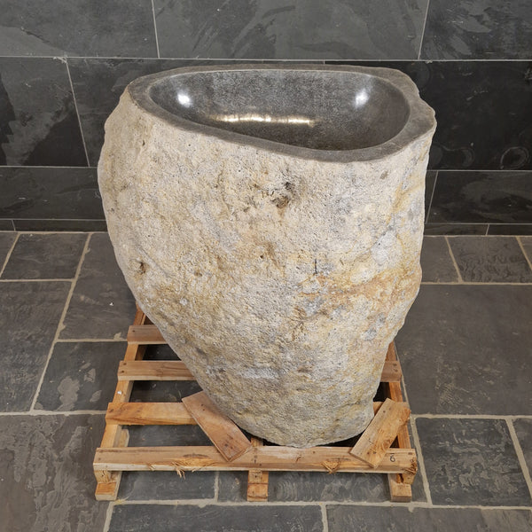 Staande wastafel | Riviersteen | 86 x 53 x 90 cm | D3