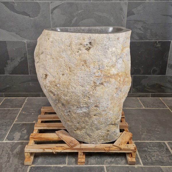 Staande wastafel | Riviersteen | 86 x 53 x 90 cm | D3