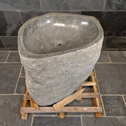 Standwaschbecken Flussstein | 80 x 75 x 90 cm | D5 - Badgestaltung