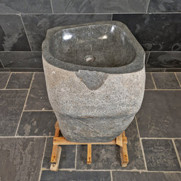 Standwaschbecken Flussstein | 55 x 60 x 88 cm | C1 - Badgestaltung