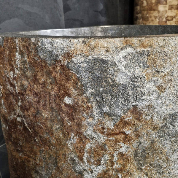 Standwaschbecken Flussstein | 65 x 50 x 88 cm | C3