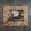 Wandspiegel badspiegel | S 1-6 | Gerecycled teakhout | Verschillende maten