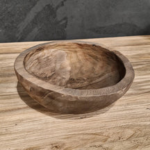 Deko-Schale aus Teakholz in verschiedenen Größen, für Badgestaltung, mit natürlicher Holzmaserung und rechteckigem Design