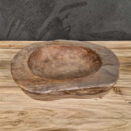 Deko | Teak Holz | In verschiedene Größen - Nr. 4 - 29 x 26 x 6 cm - Badgestaltung