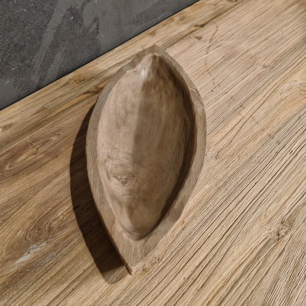 Deko | Teak Altholz | länglich oder rund