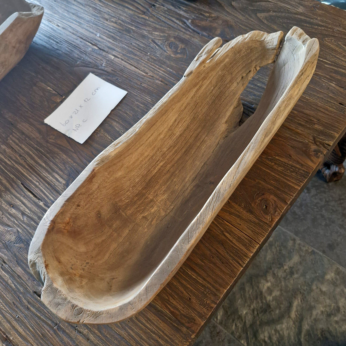 Deko | Teak Altholz | länglich