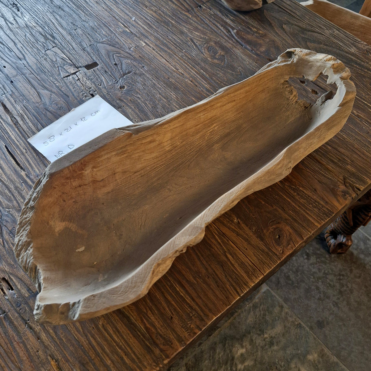 Deko | Teak Altholz | länglich