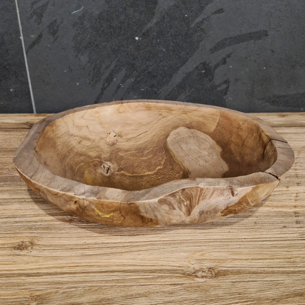 Deko | Teak Altholz | länglich oder rund