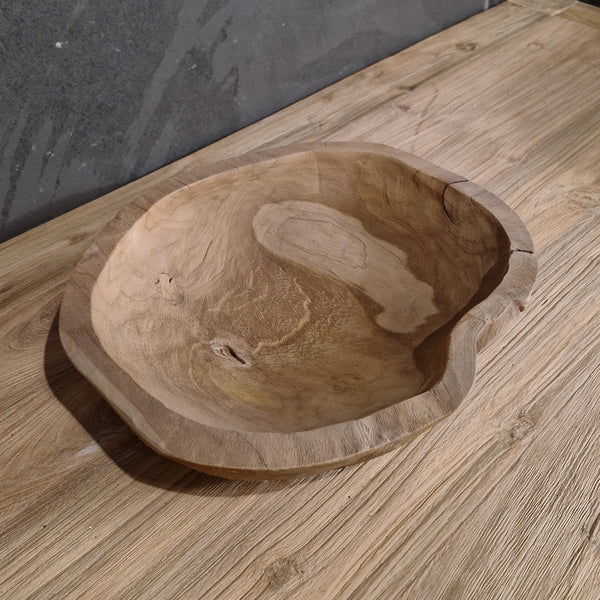 Deko | Teak Altholz | länglich oder rund