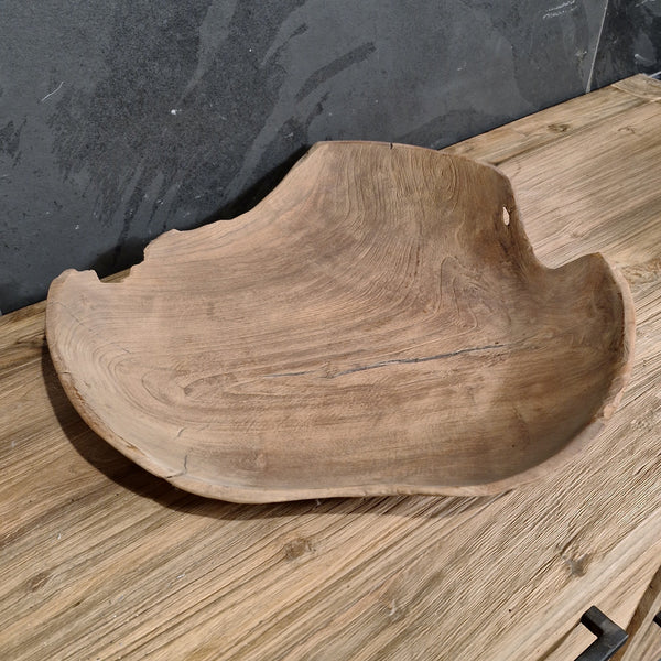 Deko | Teak Altholz | länglich oder rund