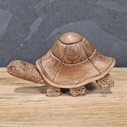 Deko Schildkröte| Recyceltem Teakholz |