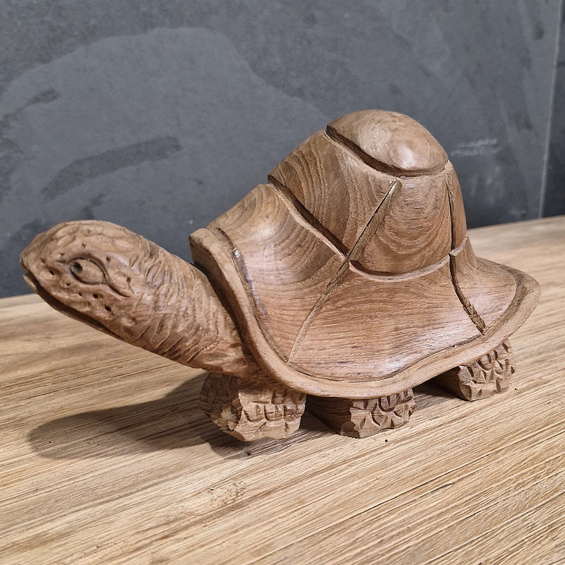 Deko Schildkröte| Recyceltem Teakholz |