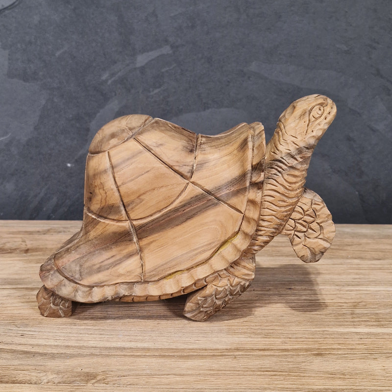 Deko Schildkröte| Recyceltem Teakholz |