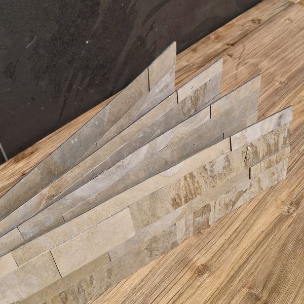 Natuursteen strips | Leisteen | 3D-sticker Ultralight