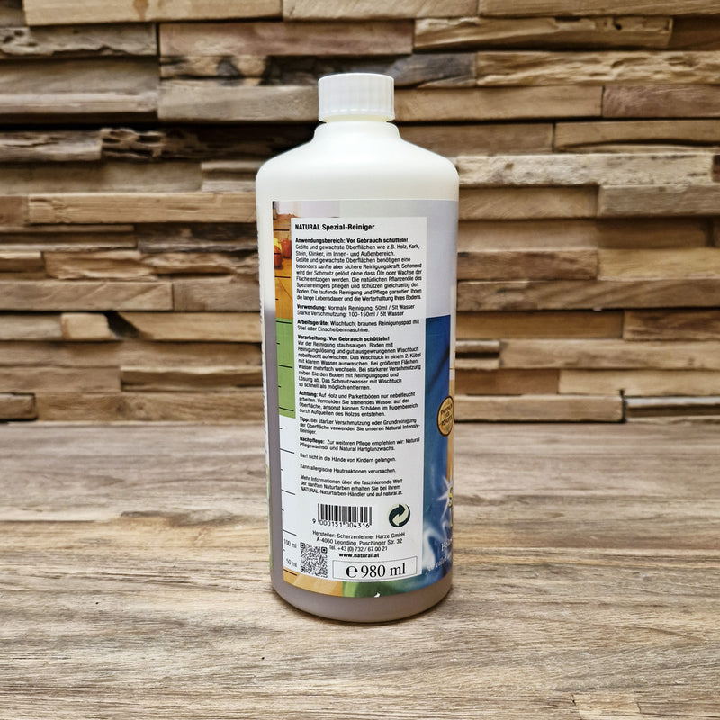 Natural REINIGER | Schieferböden - 980 ml - Schoonmaakmiddelen voor badkuip en tegels