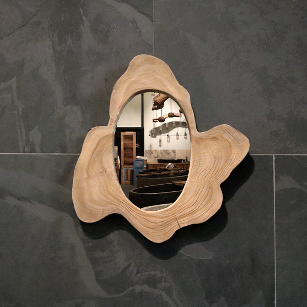 Wandspiegel Badspiegel | Nr. 3 - 24 | gerecycled Teakhout | verschillende maten