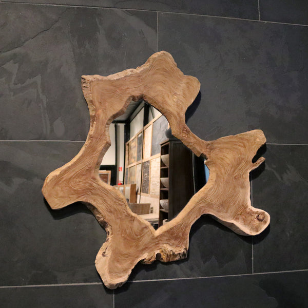Wandspiegel Badspiegel | Nr. 3 - 24 | gerecycled Teakhout | verschillende maten