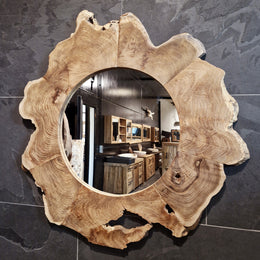 Wandspiegel Badspiegel | B 1-4 | Recyceltes Teakholz | Verschiedene Größen