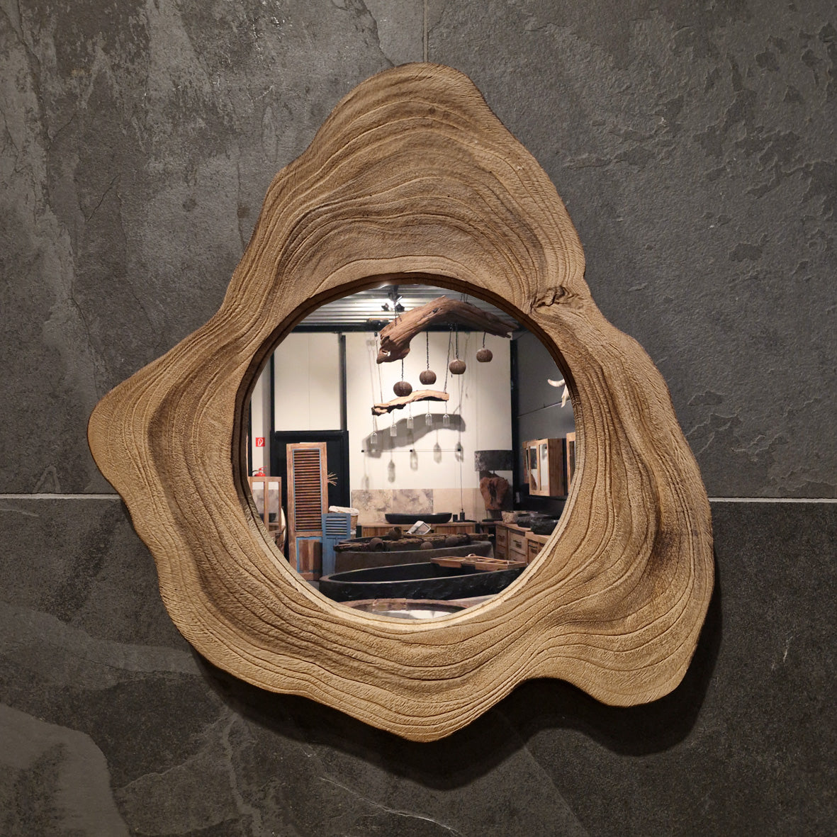 Wandspiegel | F 1-10 | Gerecycled teakhout | Verschillende maten