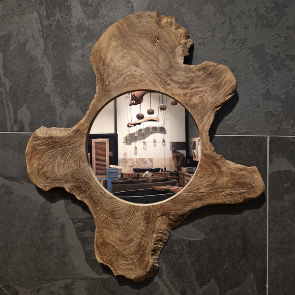 Wandspiegel Badspiegel | F 1-10 | Baumscheibe | Verschiedene Größen