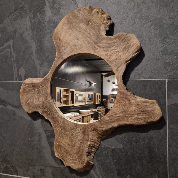 Wandspiegel Badspiegel | F 1-10 | Baumscheibe | Verschiedene Größen