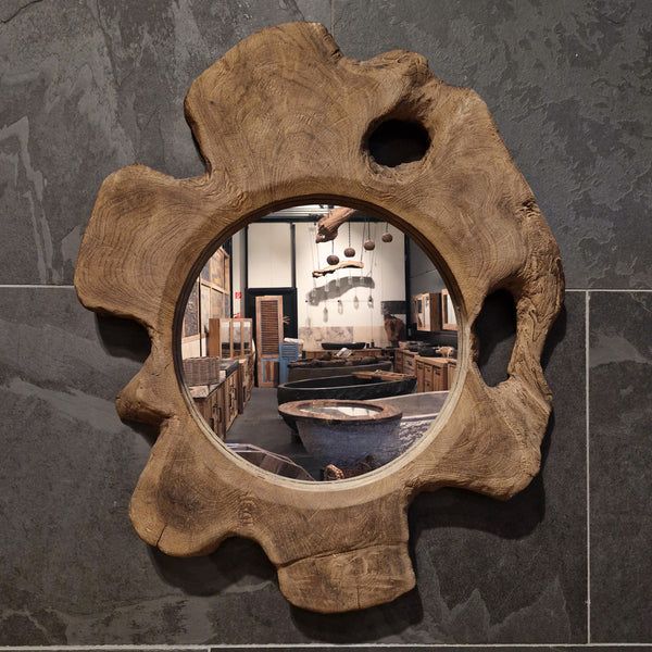 Wandspiegel Badspiegel | F 1-10 | Baumscheibe | Verschiedene Größen