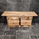 Onderkast van teakhout | Badkamermeubel in natuurlijke stijl | Model 1-4