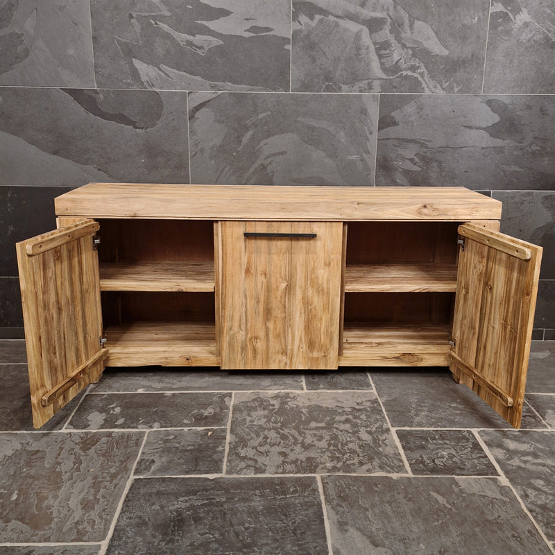 Badunterschrank aus recyceltem Teak | Natürlich und robust - Badgestaltung