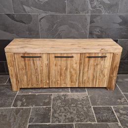 Badunterschrank aus recyceltem Teak | Natürlich und robust - Badgestaltung