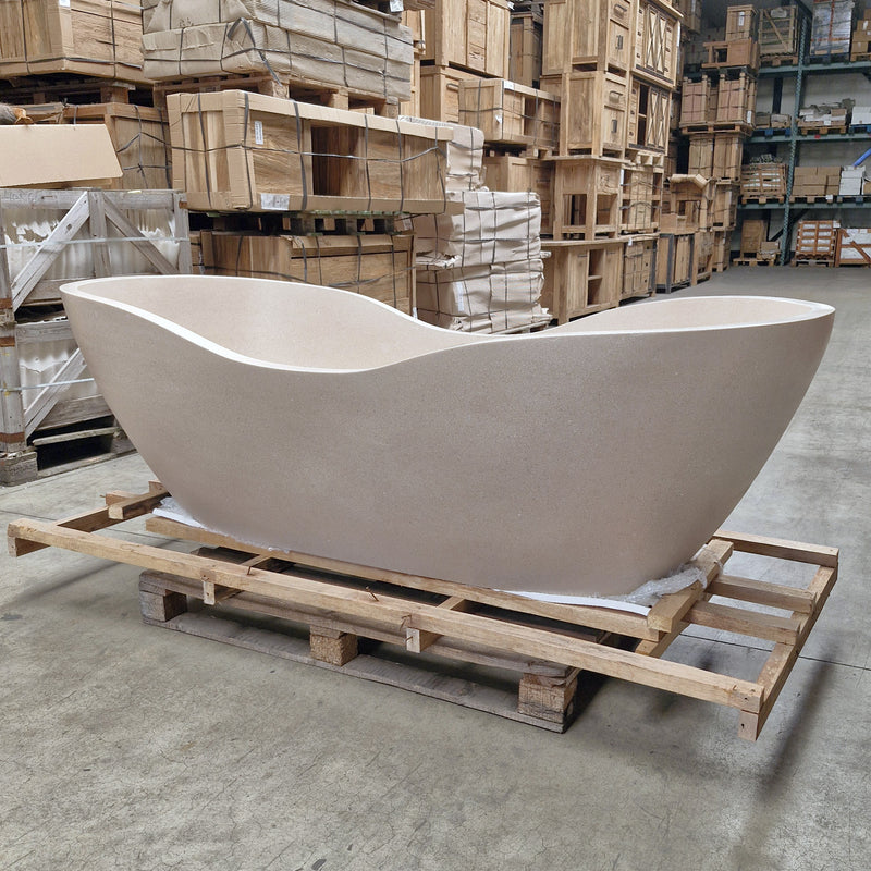 Badewanne Thalassa freistehend | Terrazzo Cream