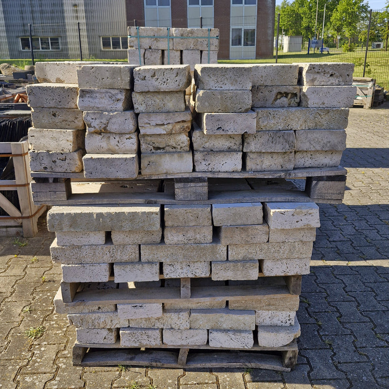 Terrastegels | Gevlamd en geborsteld | Natuursteen